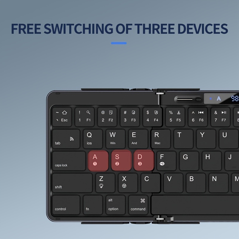 Wireless Folding Keyboard with - đánh giá và giá Rgb Keyboard Wrist Rest