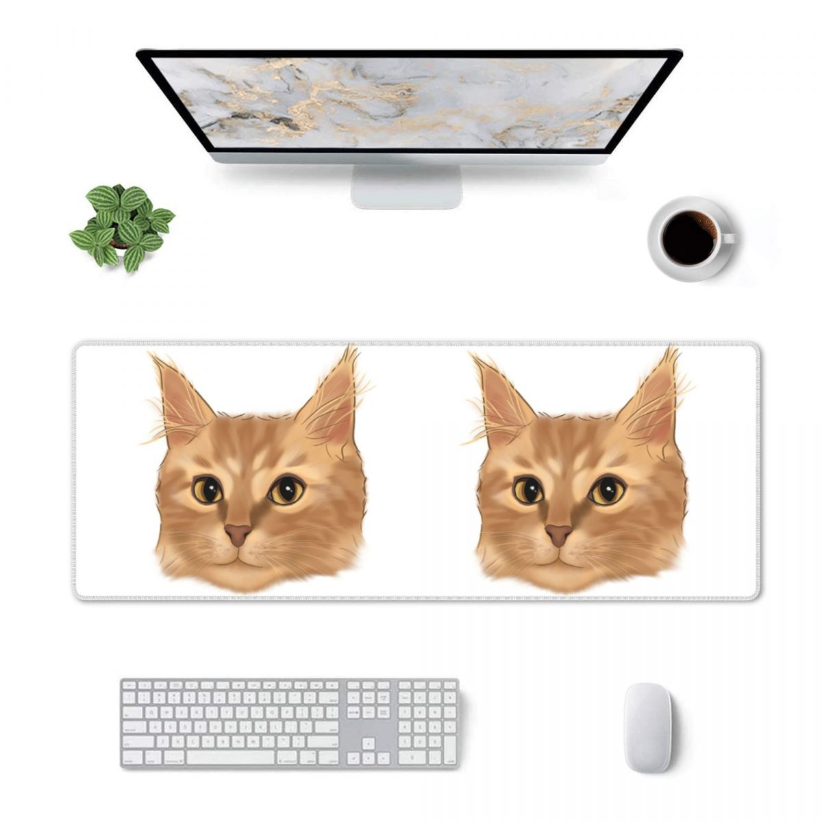 Large Mouse Pad Orange Tabby C - đánh giá và giá Pc Gaming Orange