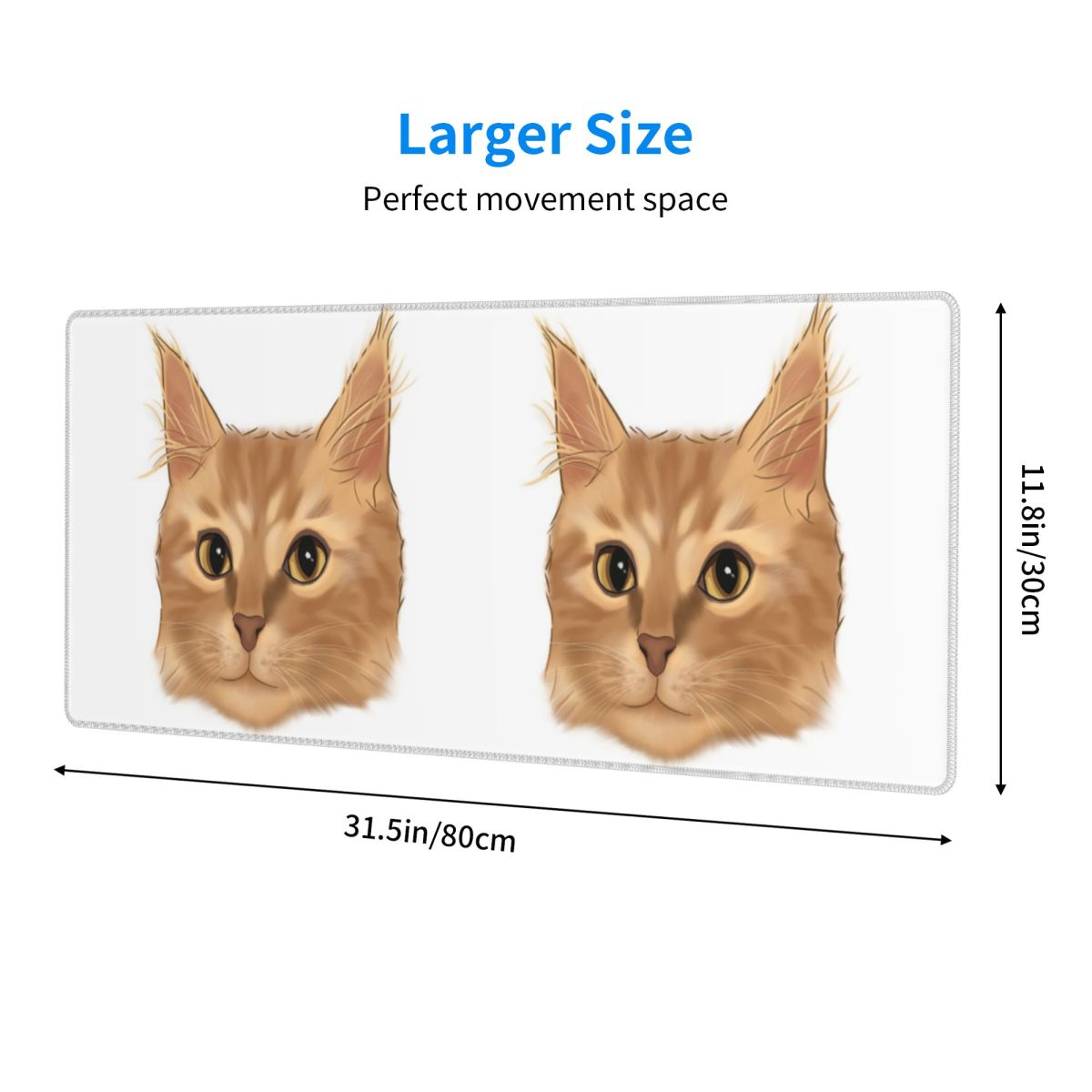 Large Mouse Pad Orange Tabby C - đánh giá và giá Pc Gaming Orange