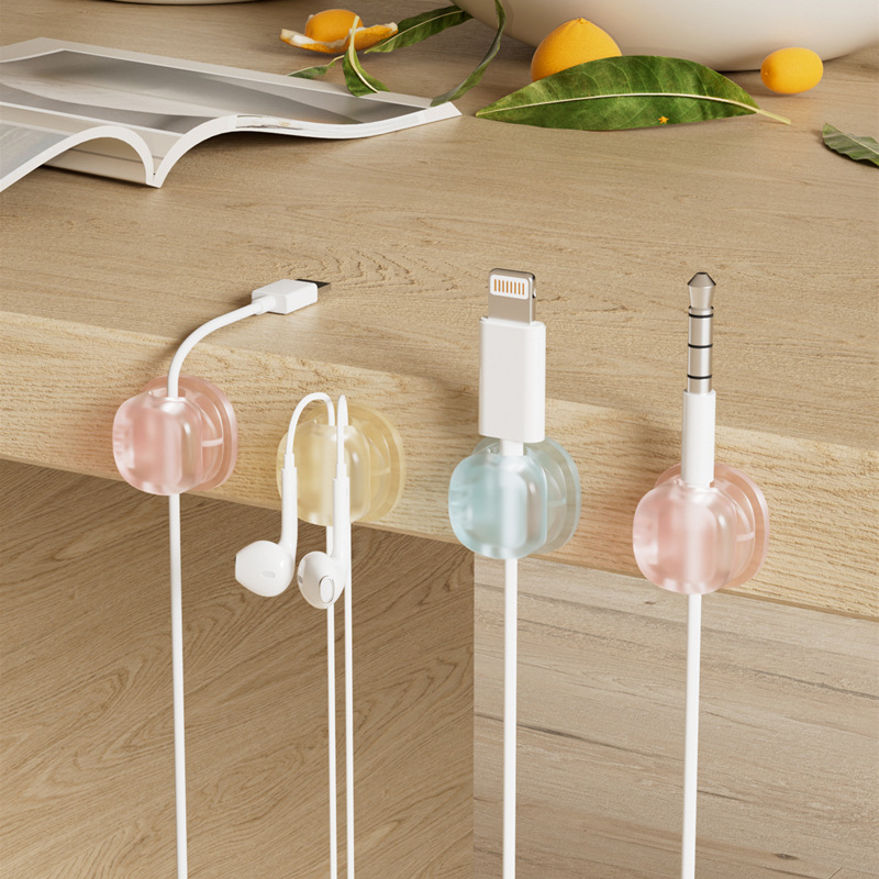 3 Transparent Color Magnetic C - đánh giá và giá Desk Cable Organizer