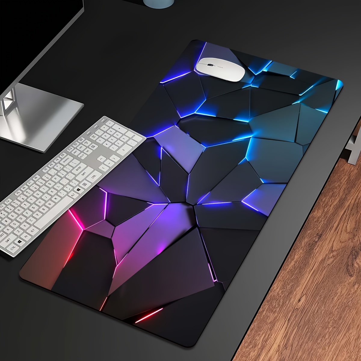 Line Geometry RGB Mouse pad la - đánh giá và giá Rgb Keyboard Wrist Rest
