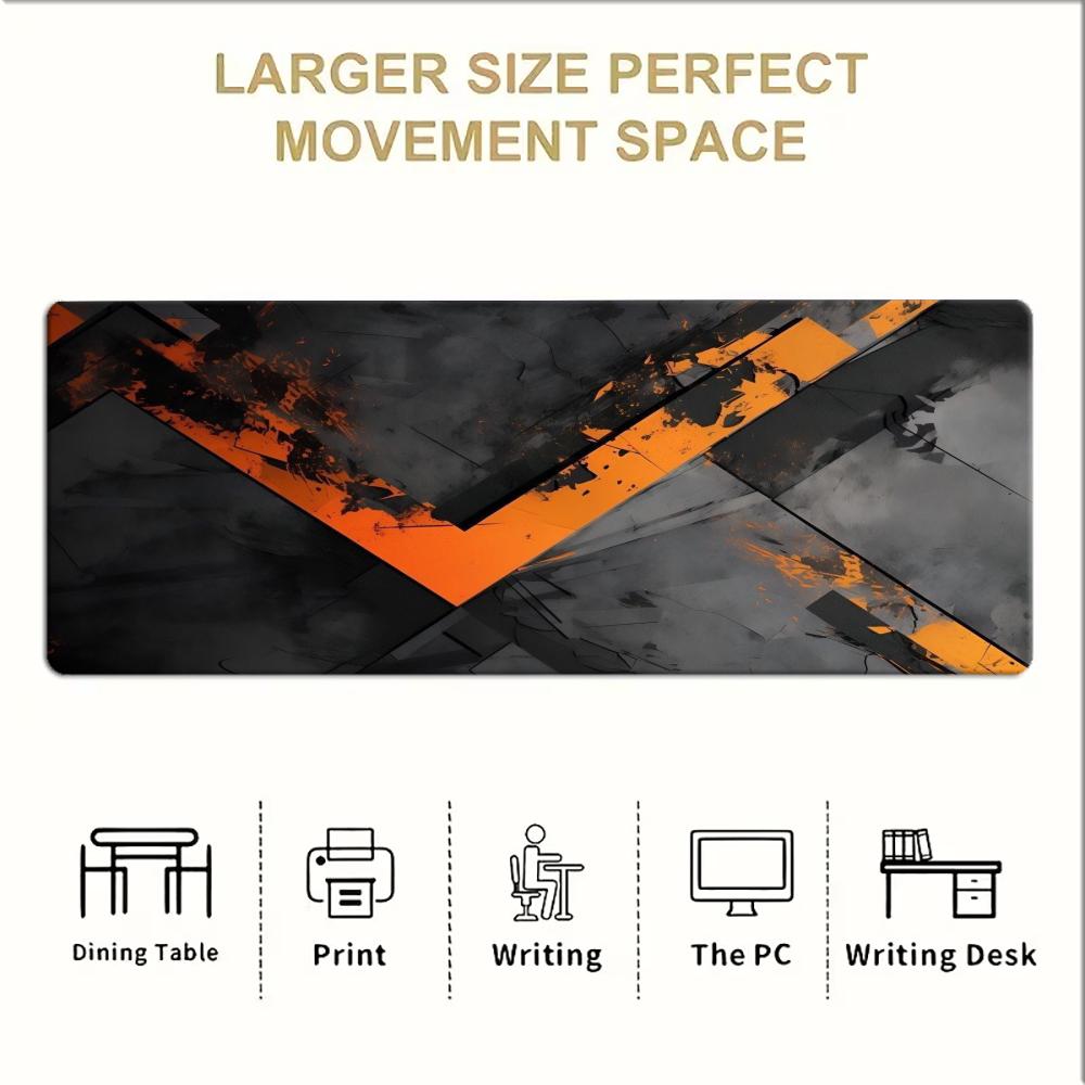 Black Orange Crack Geometric L - đánh giá và giá Pc Gaming Orange