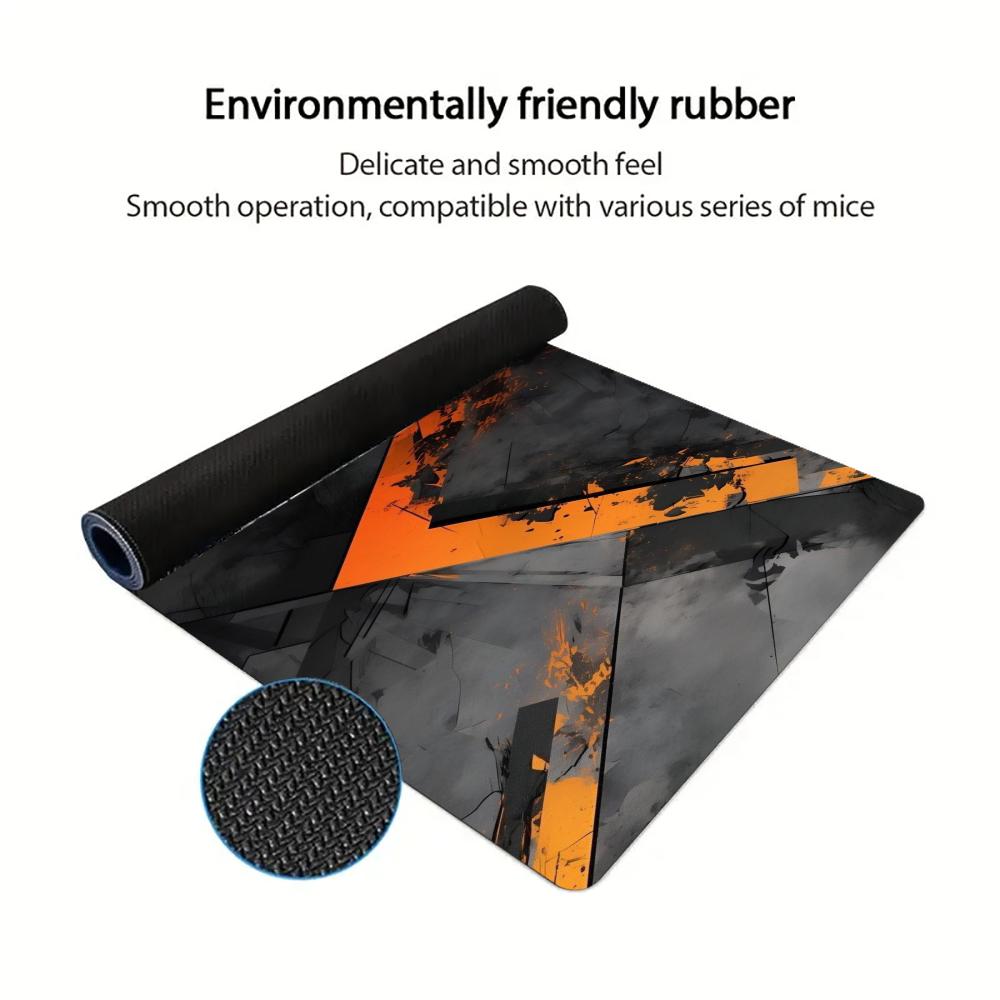 Black Orange Crack Geometric L - đánh giá và giá Pc Gaming Orange