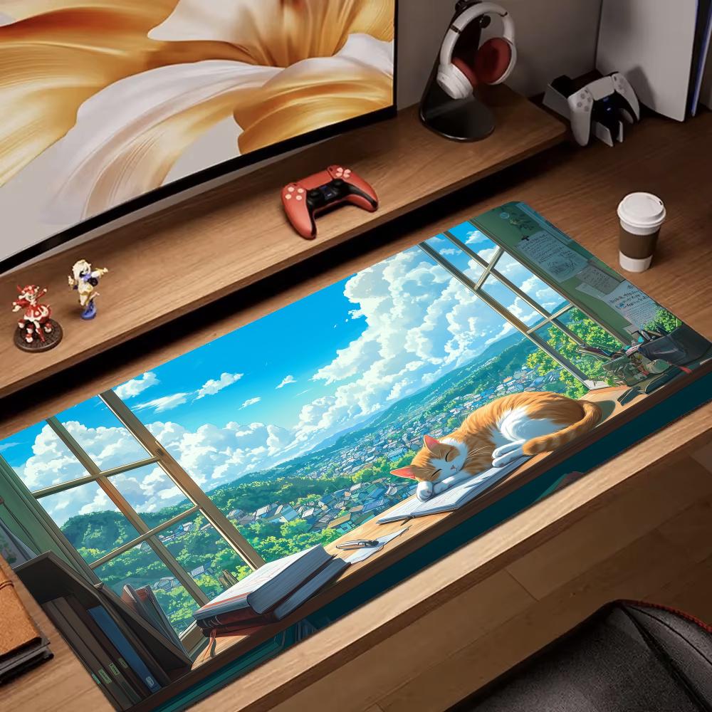 Summer Scenery and Orange Cat  - đánh giá và giá Pc Gaming Orange