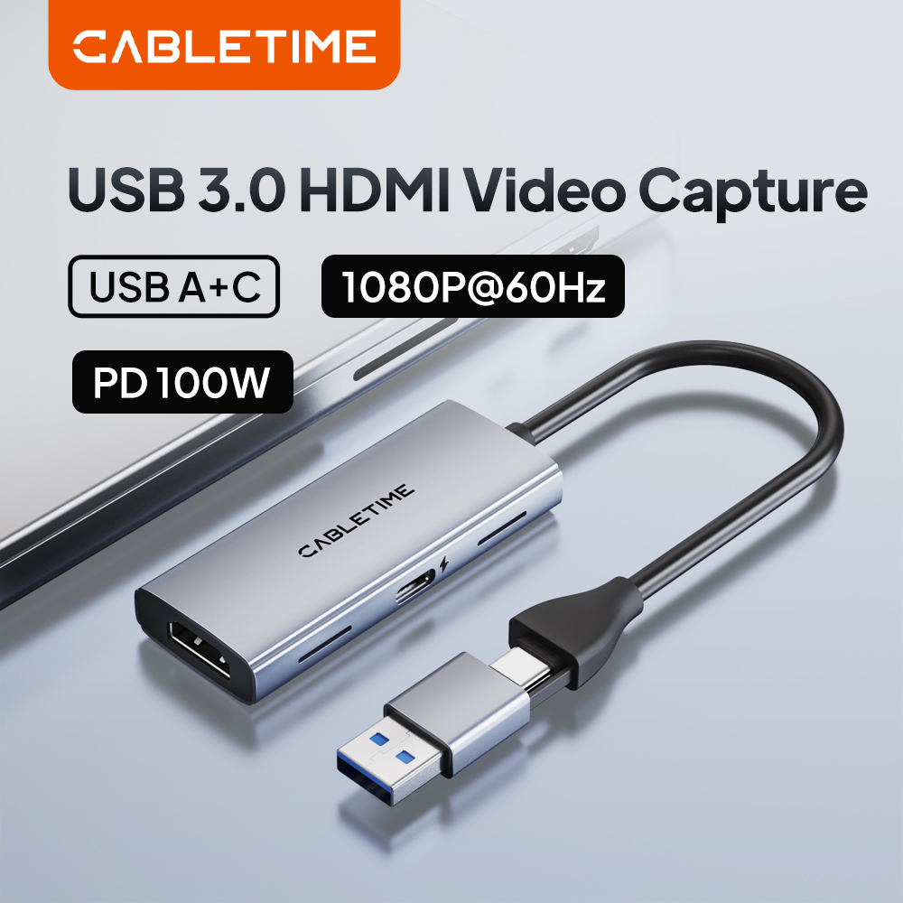 CABLETIME USB 3.0 HDMI Video C - đánh giá và giá Capture Card Hdmi