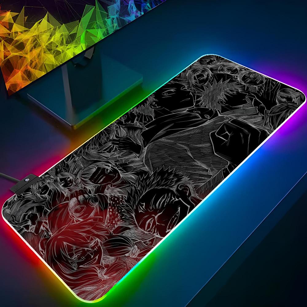 Anime J-jujutsu K-kaisen Mouse - đánh giá và giá Rgb Keyboard Wrist Rest