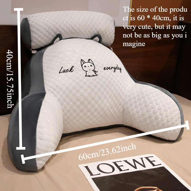1pc Adjustable Reading Pillow  - đánh giá và giá Gaming Chair Lumbar Pillow