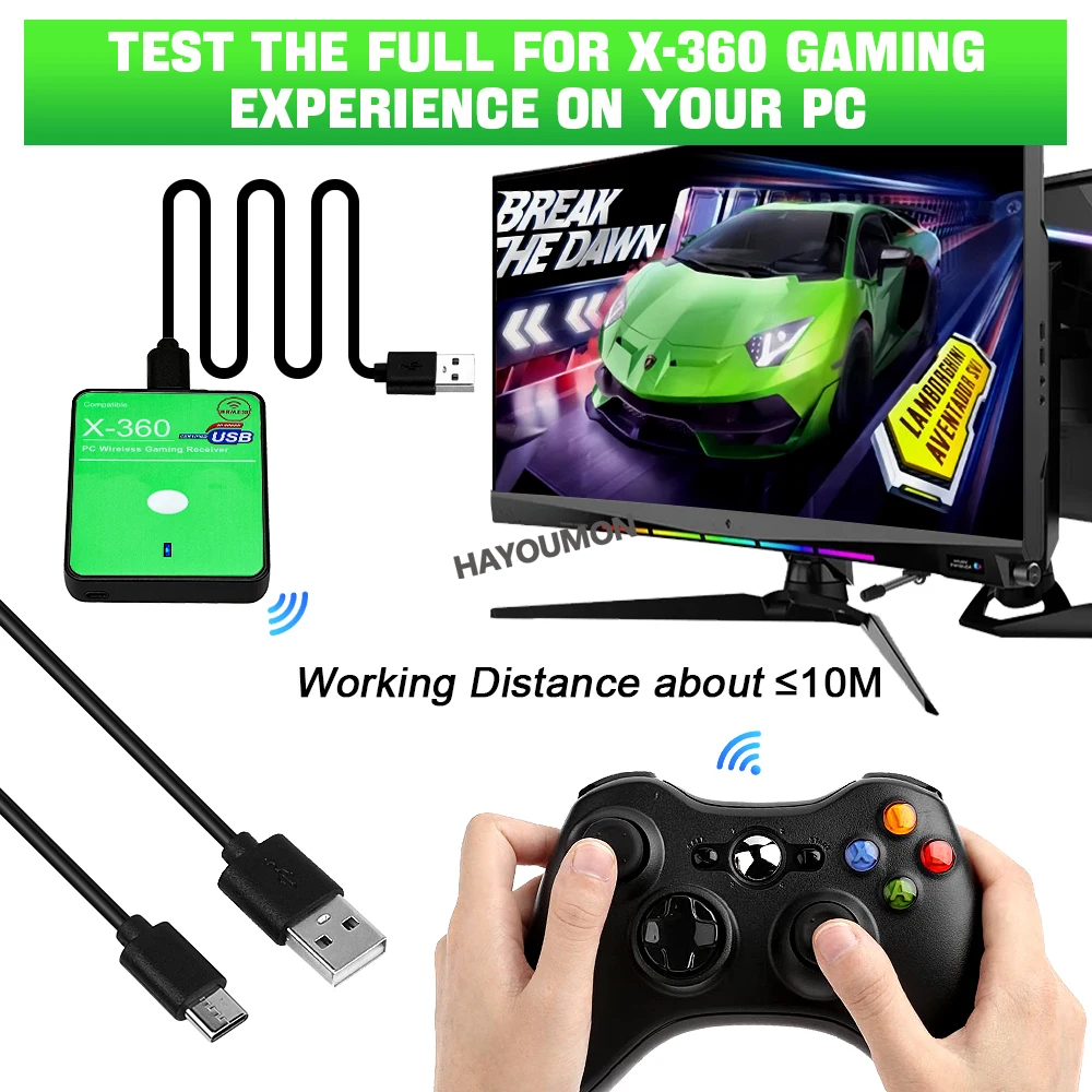 New Wireless Gaming Receiver f - đánh giá và giá Pc Gaming Xbox Controller