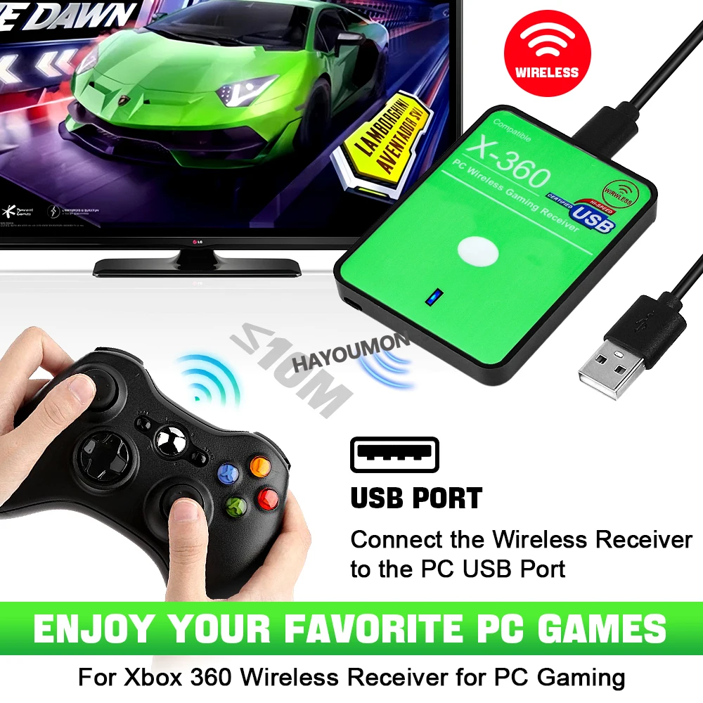 New Wireless Gaming Receiver f - đánh giá và giá Pc Gaming Xbox Controller