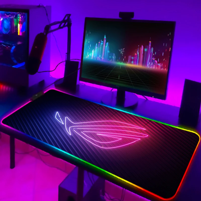 RGB Mousepad Cool ROG Mouse Pa - đánh giá và giá Rgb Keyboard Wrist Rest