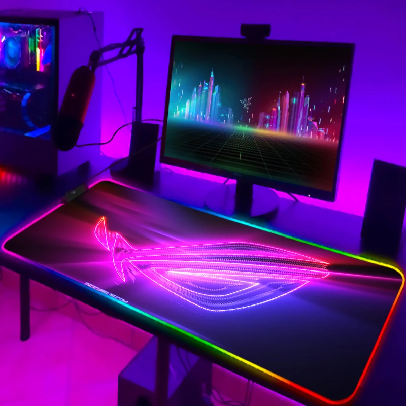 RGB Mousepad Cool ROG Mouse Pa - đánh giá và giá Rgb Keyboard Wrist Rest