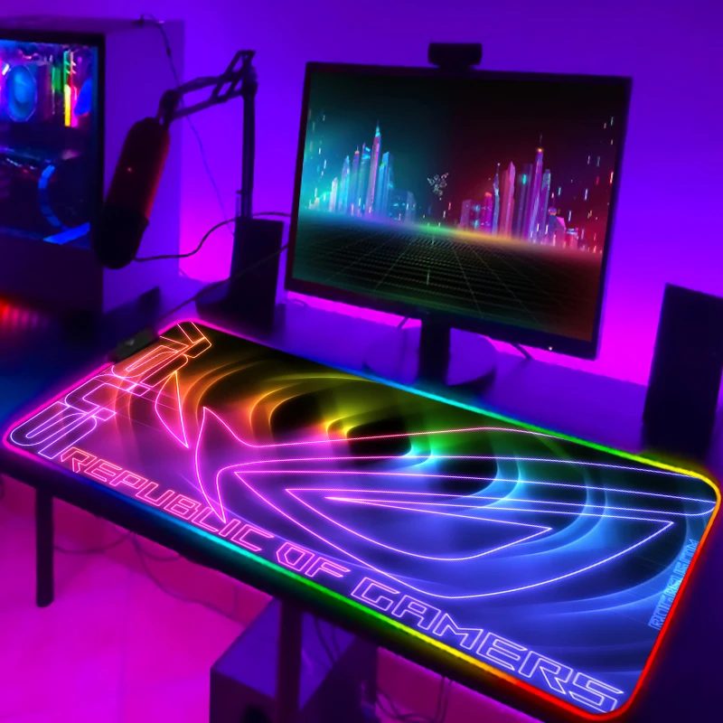 RGB Mousepad Cool ROG Mouse Pa - đánh giá và giá Rgb Keyboard Wrist Rest