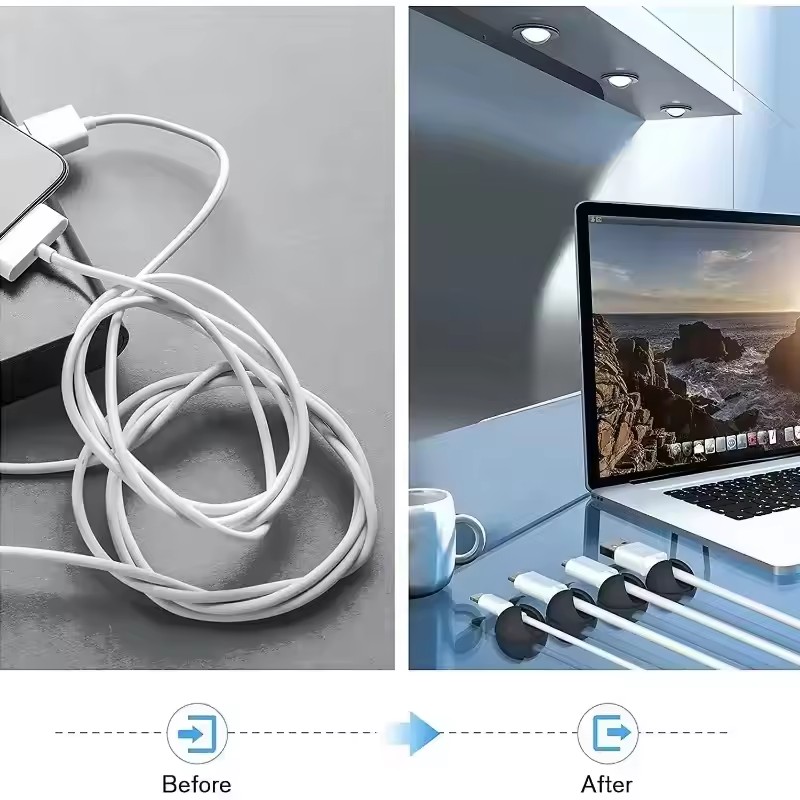 5/50Pcs Mini Cable Winder Orga - đánh giá và giá Desk Cable Organizer
