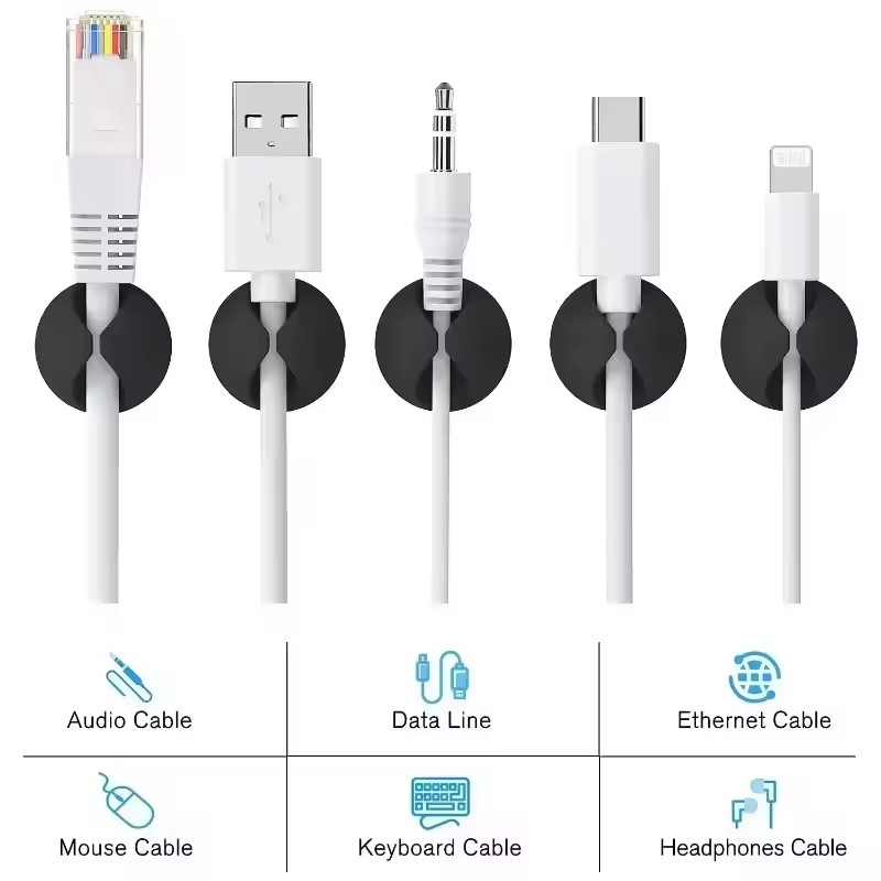 5/50Pcs Mini Cable Winder Orga - đánh giá và giá Desk Cable Organizer