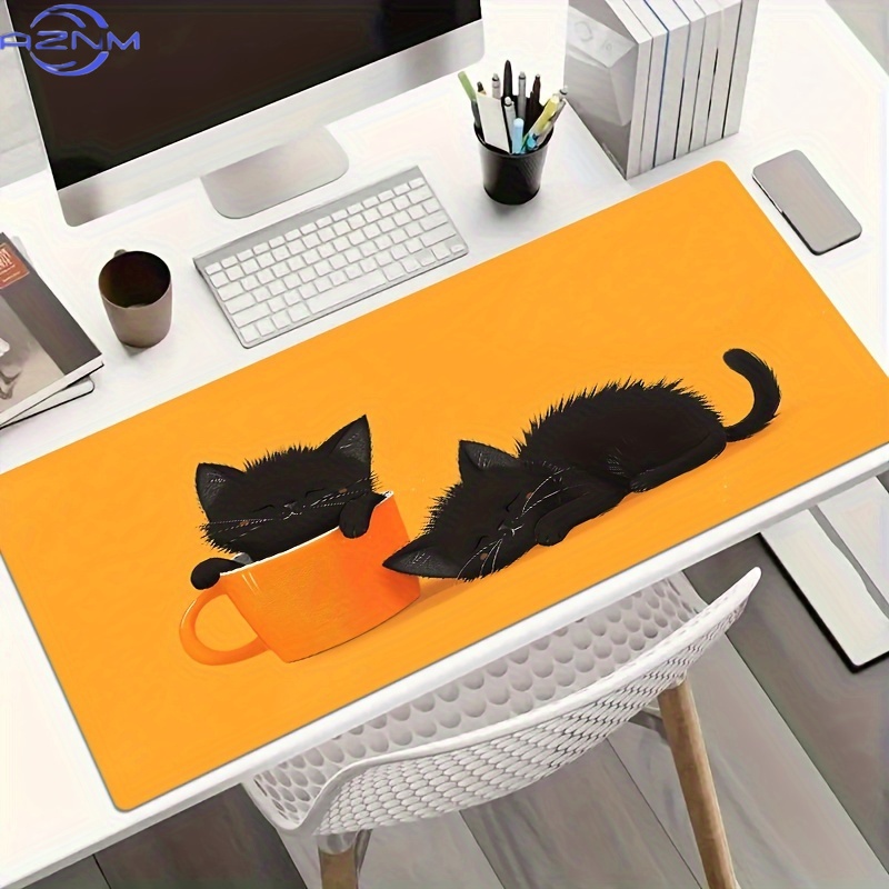 Two Sleepy Black Cat Gaming Mo - đánh giá và giá Pc Gaming Orange