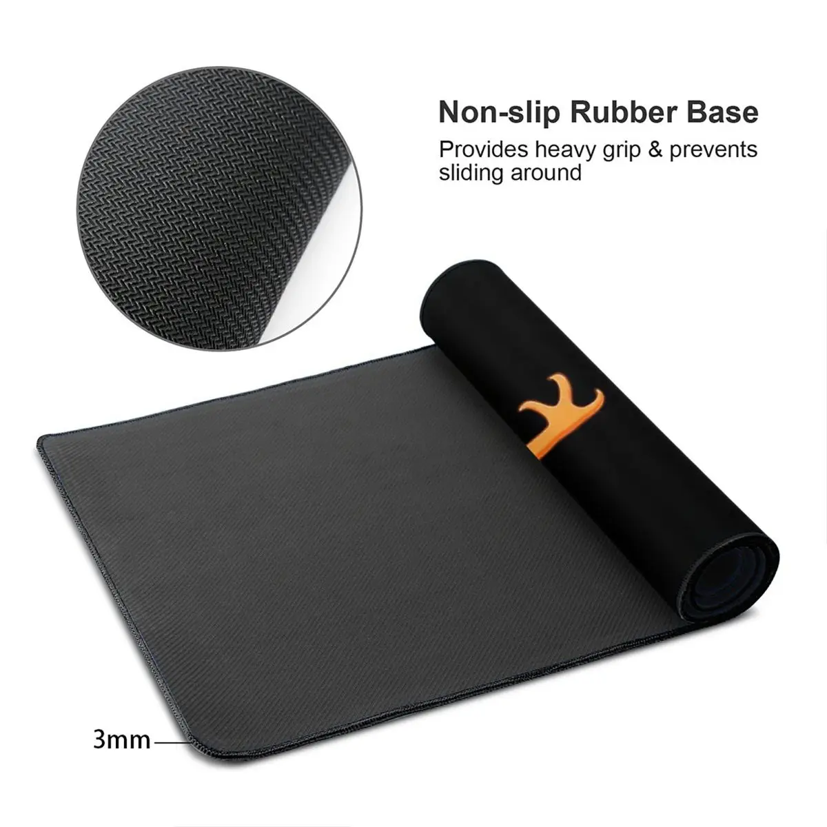 Large Mouse Pad Orange Rainbow - đánh giá và giá Pc Gaming Orange