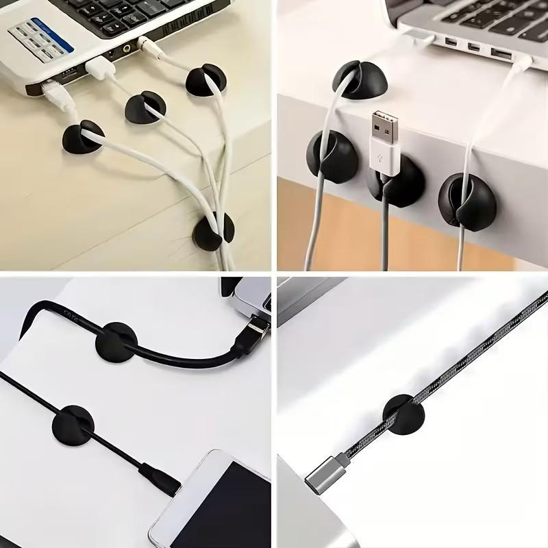 6/10/18-Piece Cable Organizer  - đánh giá và giá Desk Cable Organizer
