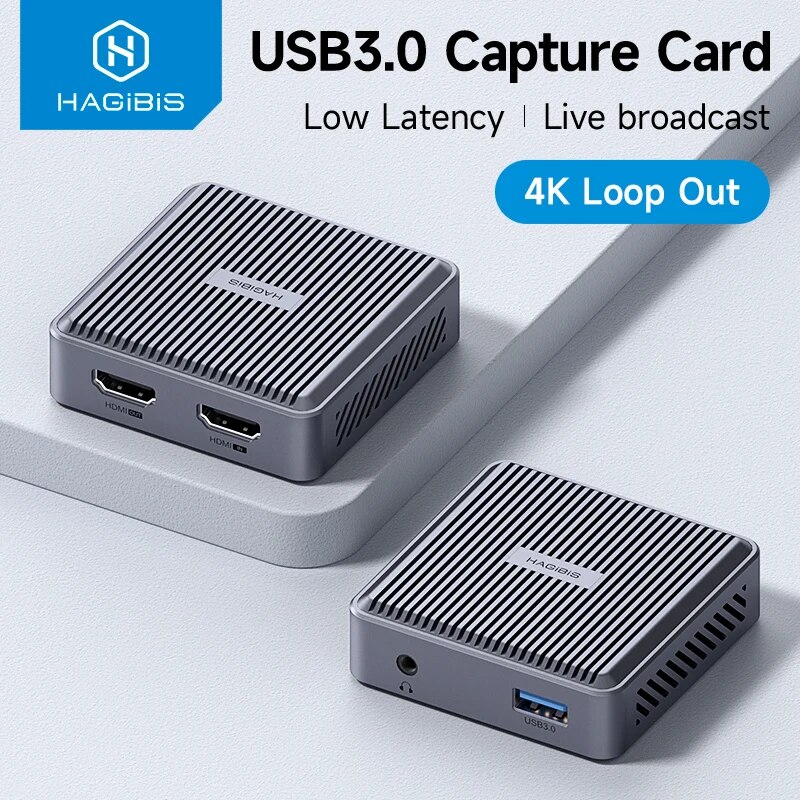 Hagibis 4K HDMI-Compatible Vid - đánh giá và giá Capture Card Hdmi