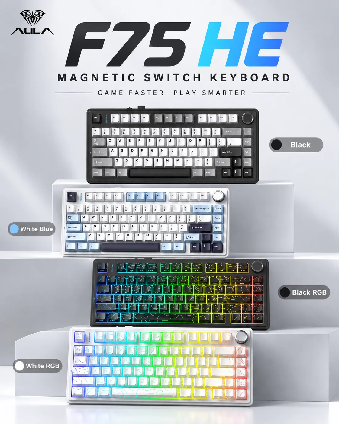 AULA F75 HE Magnetic Keyboard  - đánh giá và giá Pc Gaming Keyboards