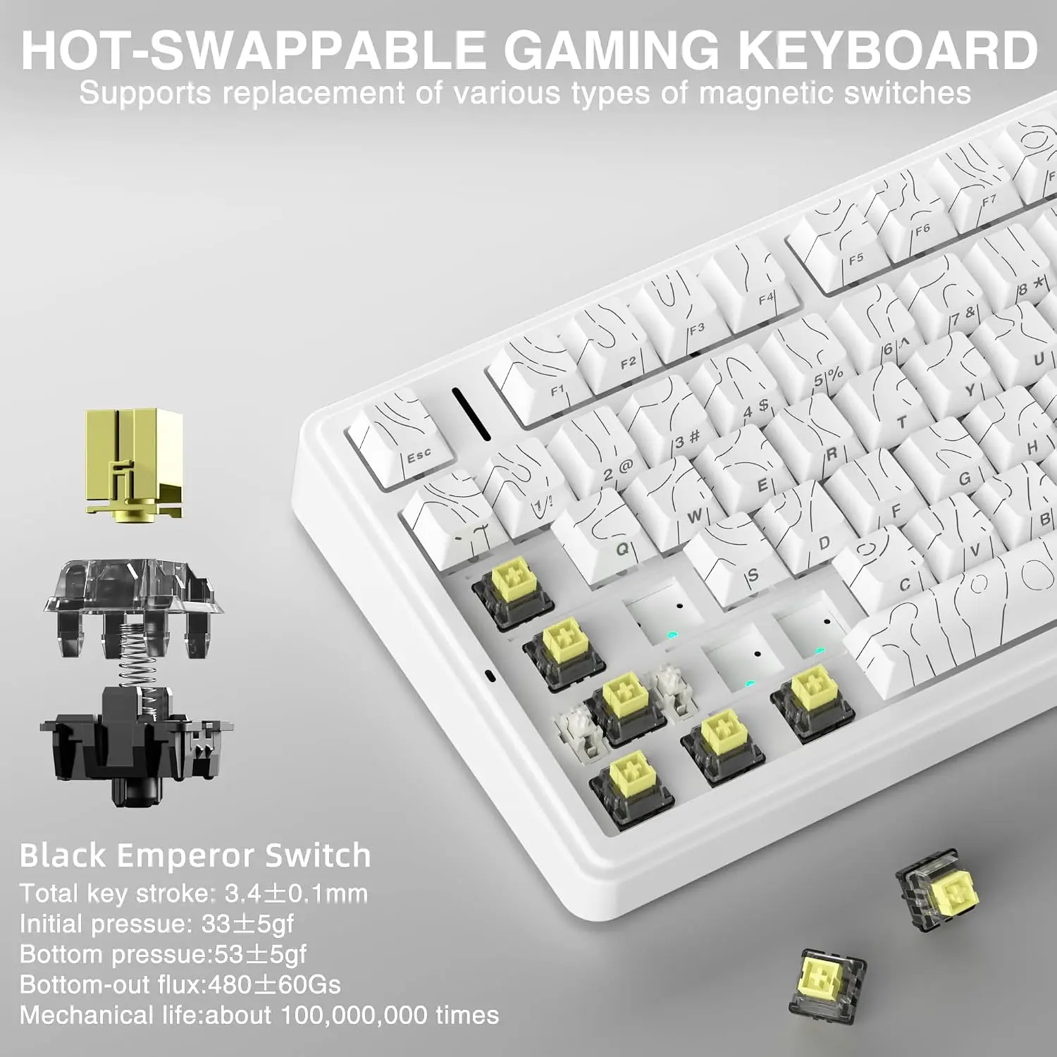 AULA F75 HE Magnetic Keyboard  - đánh giá và giá Pc Gaming Keyboards
