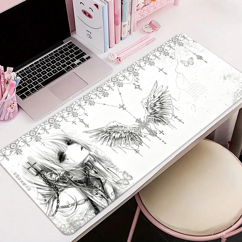 Leather Mousepad Black White A - đánh giá và giá Pc Gaming Keyboards