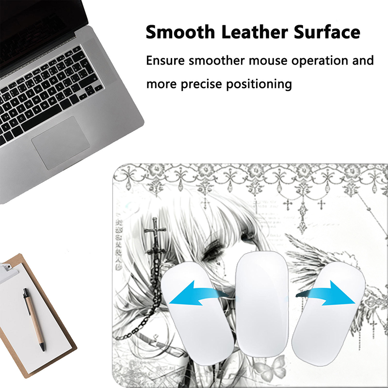 Leather Mousepad Black White A - đánh giá và giá Pc Gaming Keyboards