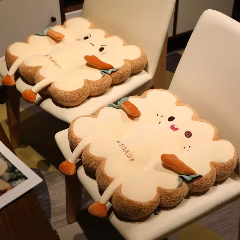 Comfy Cartoon Toast-Shaped Sea - đánh giá và giá Gaming Chair Lumbar Pillow